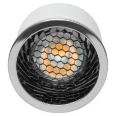 Forum Inlight Anti-Glare 4.8W GU10 LED Dimmable Spotlight Lamp - 3000K Warm White - Polished Chrome