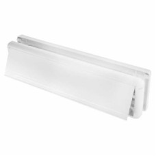 Yale Seal Letter Plate - 304 x 70mm - Door Thickness 20-40mm - White