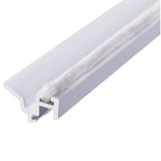 Exitex Sash Window Meeting Style Carrier - 3000mm Length - 6.5mm Pile - White