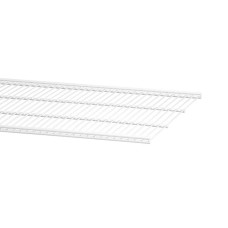 elfa Top Track System - Click In Ventilated Wire Shelf - 607 x 337mm - White