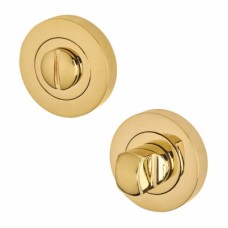 Jedo by Frelan Bathroom Turn & Release - 50mm Diameter - PVD Brass
