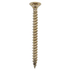 TIMCO Classic Pozi Countersunk Wood Screws - 3.5 x 40mm - Yellow Zinc - Pack of 200