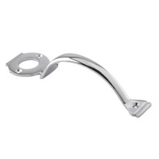 GateMate Escutcheon Handle for Long Throw Gate Lock - 200mm Length - Polished Chrome
