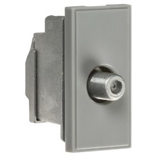 Knightsbridge Female F type Satellite Euro Module - Grey