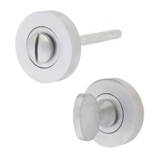Exel Mini Bathroom Turn & Release - 35mm Diameter - Satin Chrome