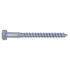Coach Screw - M8 x 100mm - Zinc Plated - Pack of 5