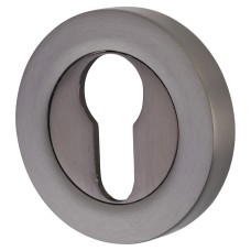 Hampstead Escutcheon - 55mm Diameter - Euro - Anthracite Grey