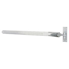 Heavy Duty Adjustable Hook & Band Gate Hinge - 900 x 63mm - Galvanised - Pair