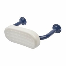 Fitzroy of London Steel Back Rest Rail And Pad - 485 x 35 x 300mm - Dark Blue