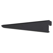 Rothley Twin Slot Shelf Bracket - 270mm Length - Matt Black