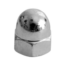 TIMCO Hex Domed Nut - M8 - A2 Stainless Steel - Pack of 10