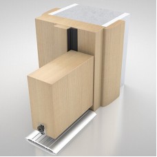 Norsound 810S Automatic Small Drop Down Seal - 925mm Length - Black