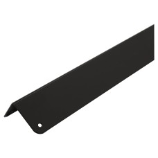 Exel 2400mm 430 Stainless Steel Angle - Equal Sided - 50 x 50 x 0.9mm - Matt Black