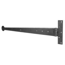 Olde Forge Light Duty Gate/Door Tee Hinge - 410 x 28mm - Antique Black Iron - Pair
