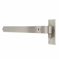 GateMate Medium Duty Cranked Hook & Band Gate Hinge - 600 x 57mm - 316 Stainless Steel - Pair