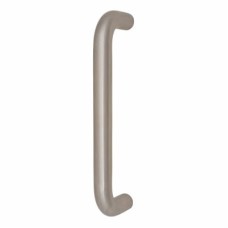 Exel 22mm D-Bar Door Pull Handle - Bolt Fix - 229mm Centres - Satin Stainless Steel