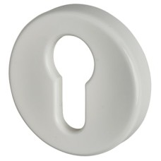 Hoppe AR600/27 Nylon Escutcheon - 52mm Diameter - Euro - Diamond White - Pair