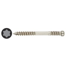 SPAX T-Star Plus Cylindrical Head Decking Screw - 6 x 80mm - A4 Stainless Steel - Pack of 100