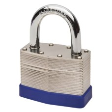 Squire Watchman Laminated Padlock - 60mm Body - 30 x 38mm Shackle - Keyed to Differ - Silver