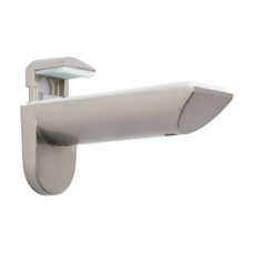 Decorative Adjustable Shelf Bracket - 8-40mm Shelf Thickness - Brushed Nickel