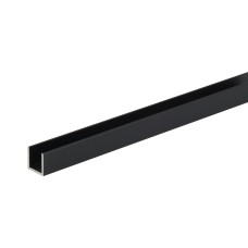 Bohle 2500mm U Channel - 6-8mm Glass Shower Doors & Panels - Black 