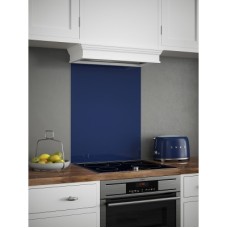 Self Adhesive Glass Kitchen Splashback - 750 x 600mm - Midnight Blue