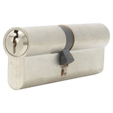 Yale 6 Pin 100mm Euro Double Cylinder - 45 + 55mm - Satin Nickel - Keyed to Differ