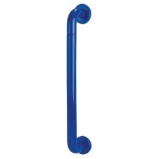 Hoppe AR602/600 Nylon D-Bar Door Pull Handle on Rose - Screw Fix - 600mm c/c - Cobalt Blue