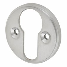 Exel Escutcheon - 40mm Diameter - Euro - Satin Chrome
