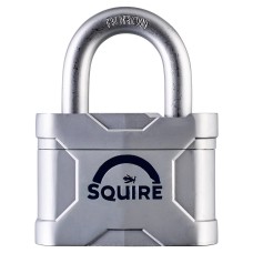 Squire Mercury High Security Padlock - 60mm Body - 30.2 x 30mm Shackle - Silver