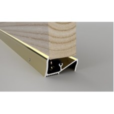 Stormguard Lowline Threshold - 838mm Length - Inward Opening Doors - Gold Anodised