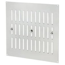 Exel Hit & Miss Vent - 242 x 242mm - Polished Stainless Steel
