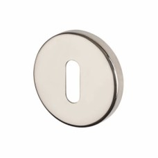 Exel Escutcheon - 52mm Diameter - Keyhole - Polished Stainless Steel