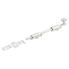 Hampstead French Door Bolt/Flat Section Bolt - 202 x 42mm - Polished Chrome