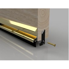 Stormguard XRD Rain Deflector with Rubber Seal - 914mm Length - Inward/Outward Opening Doors - Gold