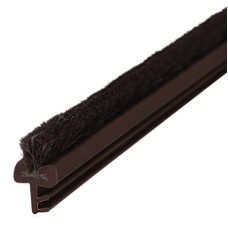 Exitex Sash Window Centre Leg Pile Carrier - 2200mm Length - 4.5mm Pile - Brown