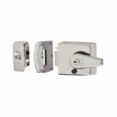 ERA BS3621:2007 Double Locking Nightlatch - 60mm Backset - Polished Chrome Case/Cylinder