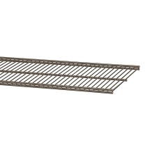 elfa Top Track System - Click In Ventilated Wire Shelf - 902 x 305mm - Graphite