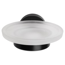 Metlex Cygnus Soap Dish & Holder - 110 x 128.5 x 54mm - Matt Black