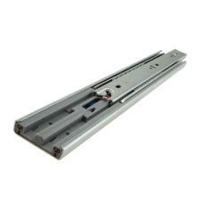 FVG 45.5mm Ball Bearing Soft Close Drawer Runner - Double Extension - 400mm Length - Zinc - 50 Pair