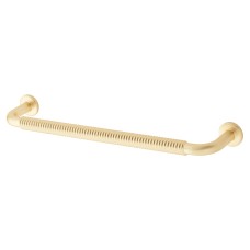 Exel Crewe 10mm Reeded D-Bar Cabinet Pull Handle - 160mm Centres - Satin Brass