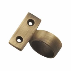 Exel Centre Mounting Sash Window Ring Lift - 30mm Diameter - Antique Brass