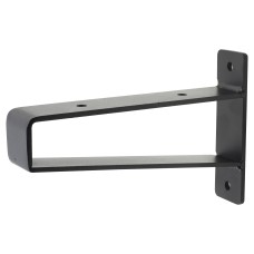 Exel Heavy Duty Triangle Shelf Support Bracket - 150 x 100mm - Black - Pair