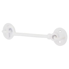 Exel Cabin Hook & Eye - 150mm Length - White Iron