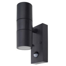 Exel LED Outdoor Up & Down Wall Light with PIR - IP44 - Anthracite