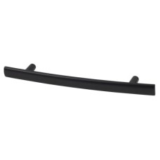 Exel 14mm Curved T-Bar Cabinet Pull Handle - 76mm Centres - Matt Black