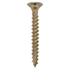 TIMCO Classic Pozi Countersunk Wood Screws - 3.0 x 25mm - Yellow Zinc - Pack of 200