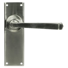 From The Anvil Satin Stainless Steel Latch Door Handle - Avon Range - 152 x 48mm