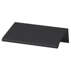 Exel Serva Lipped Edge Cabinet Pull Handle - 32mm Centres - Black