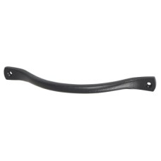 Olde Forge Flat End Bow Cabinet Pull Handle - 160mm Centres - Black Iron